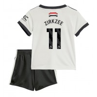 Manchester United Joshua Zirkzee #11 3rd trikot Kinder 2024-25 Kurzarm (+ Kurze Hosen)